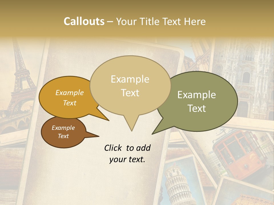 Layouts Rome Scrap PowerPoint Template