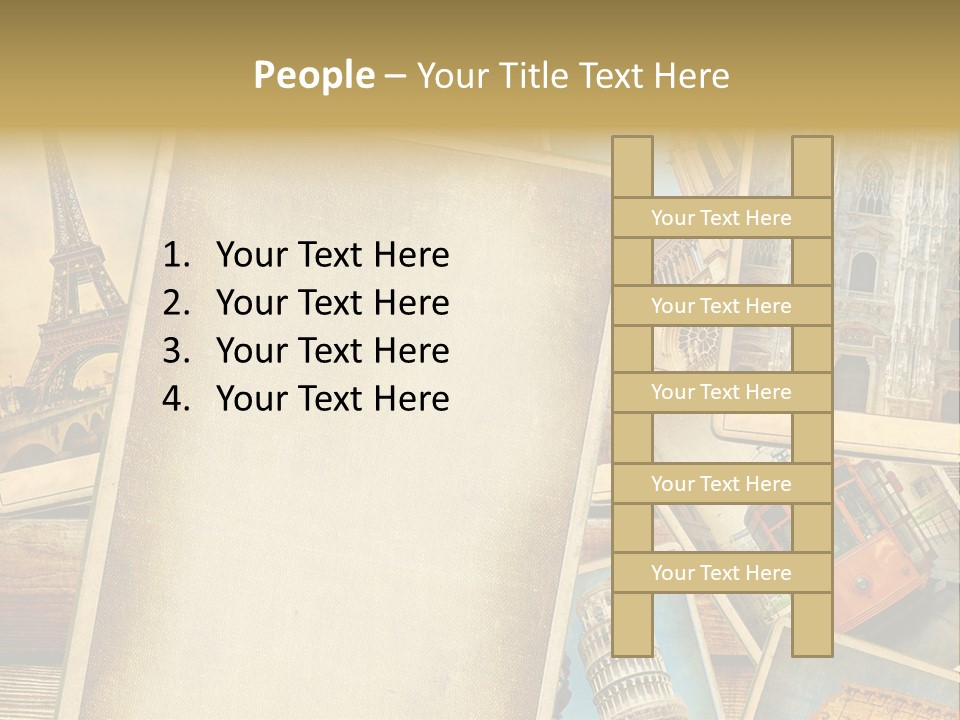 Layouts Rome Scrap PowerPoint Template
