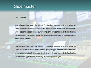Expertise Musician Line PowerPoint Template