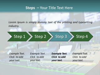 Expertise Musician Line PowerPoint Template