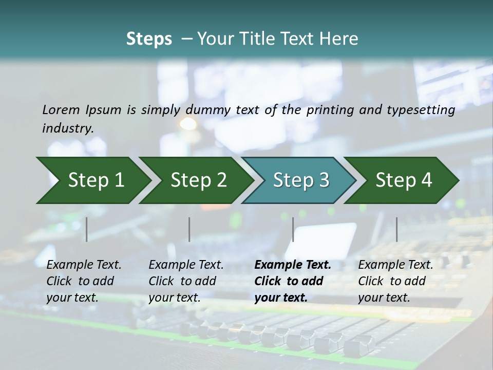 Expertise Musician Line PowerPoint Template