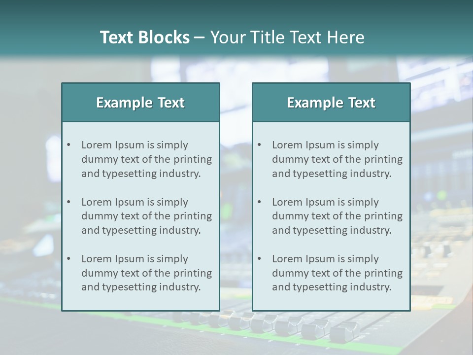 Expertise Musician Line PowerPoint Template