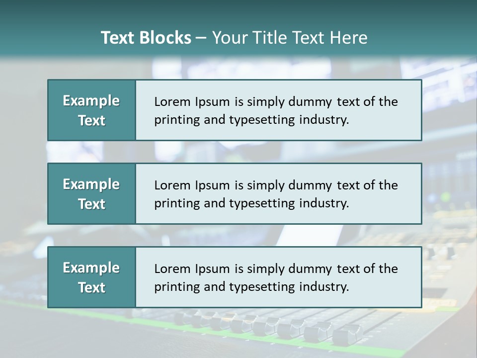 Expertise Musician Line PowerPoint Template