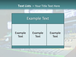 Expertise Musician Line PowerPoint Template