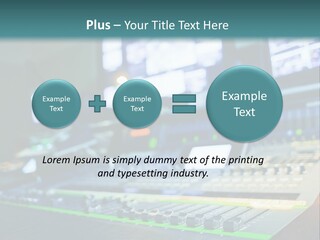 Expertise Musician Line PowerPoint Template