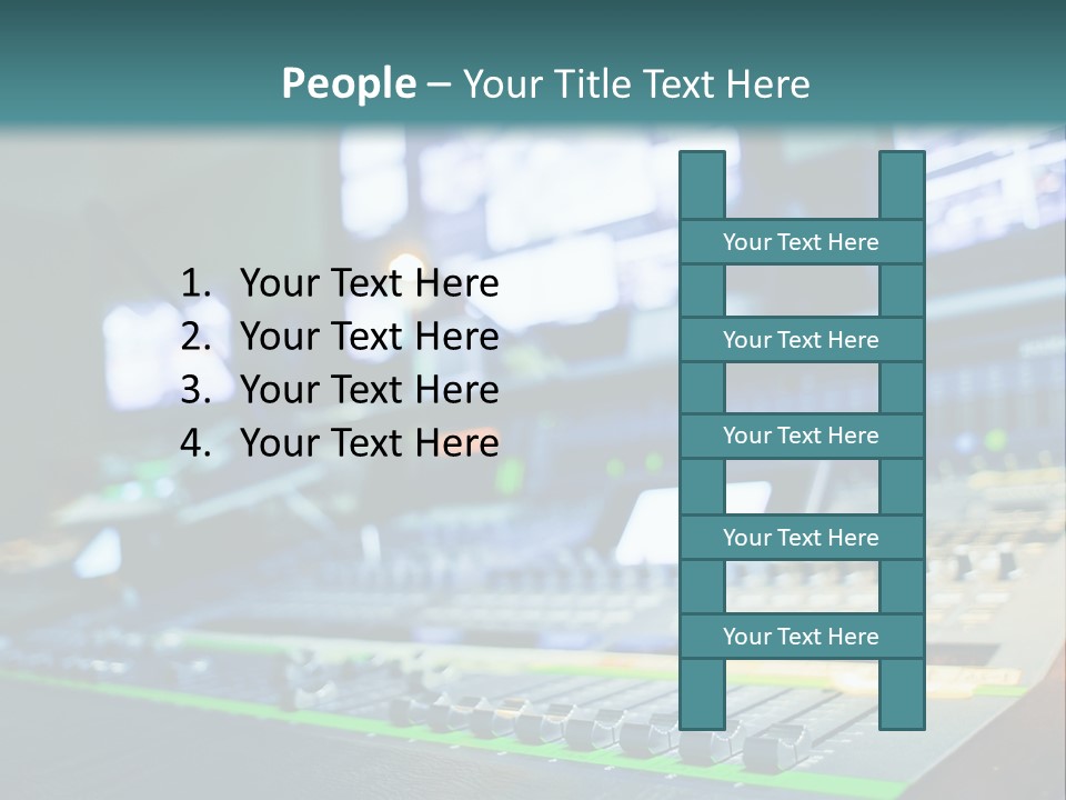 Expertise Musician Line PowerPoint Template