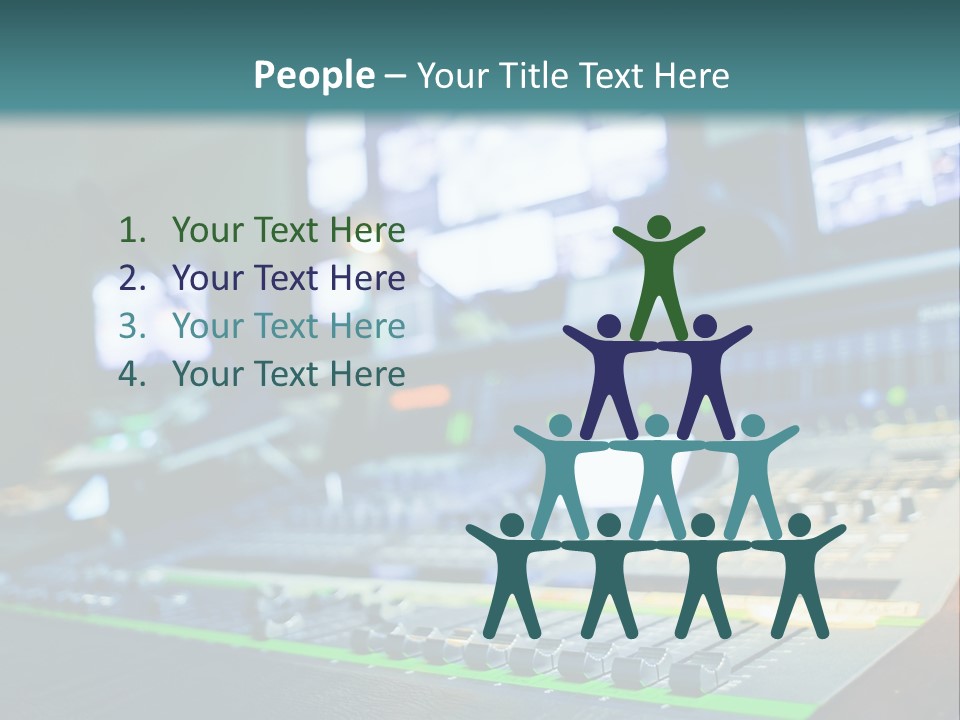 Expertise Musician Line PowerPoint Template