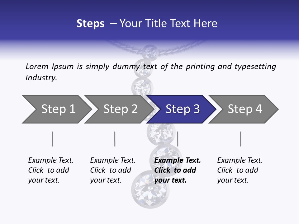 Bead Neck Stone PowerPoint Template