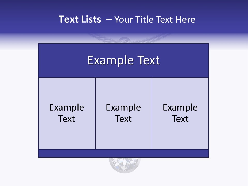 Bead Neck Stone PowerPoint Template