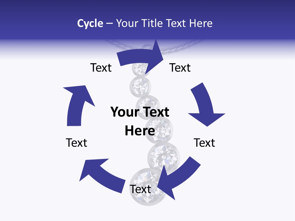 Bead Neck Stone PowerPoint Template