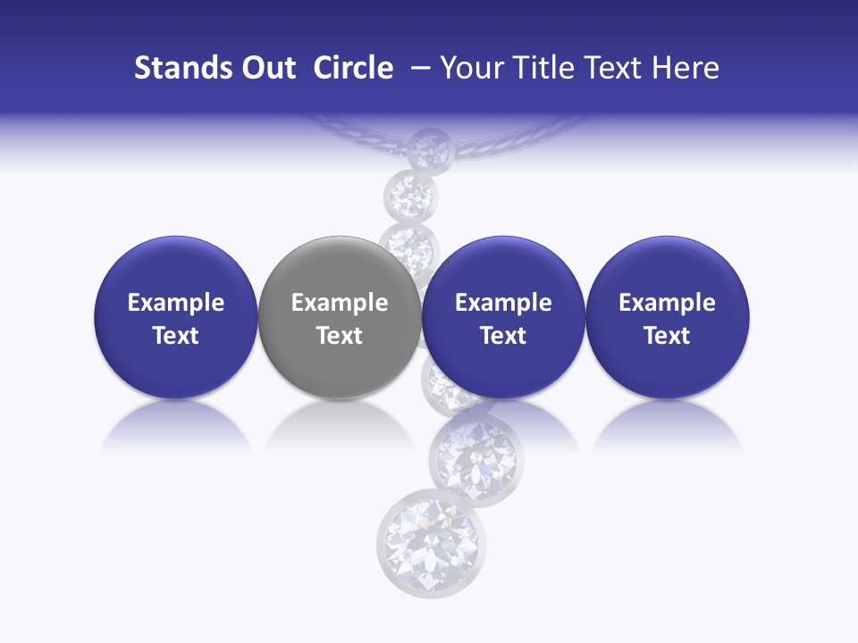 Bead Neck Stone PowerPoint Template