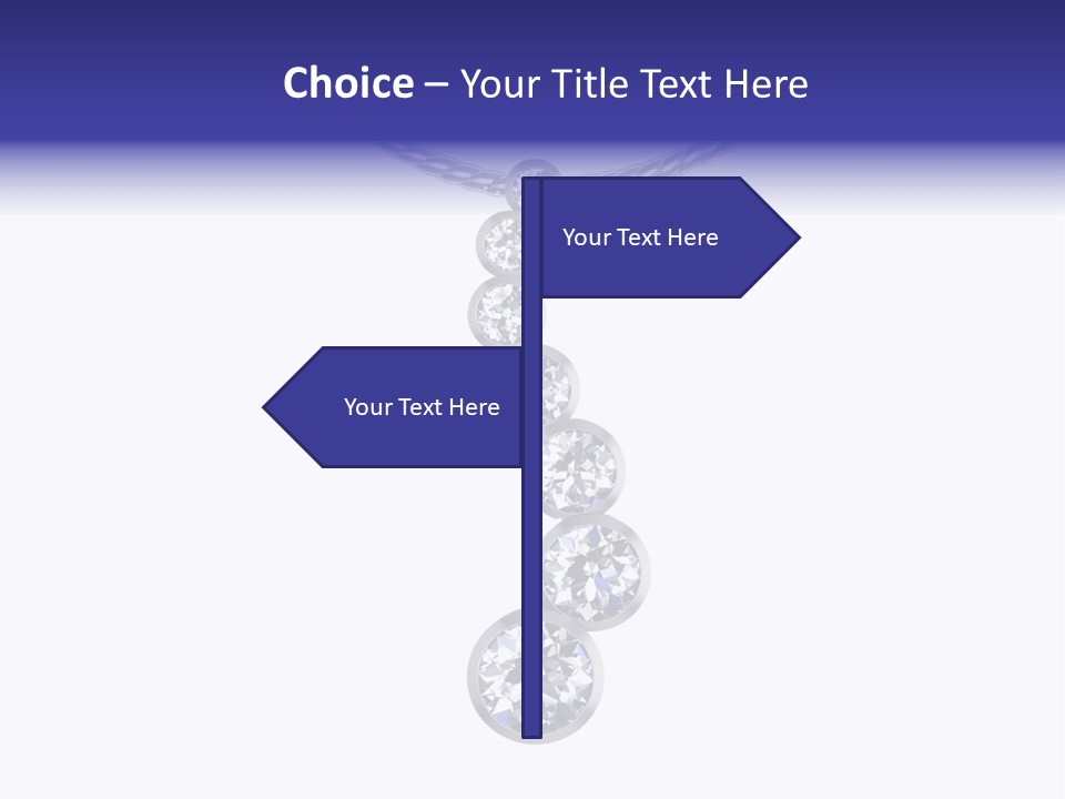 Bead Neck Stone PowerPoint Template