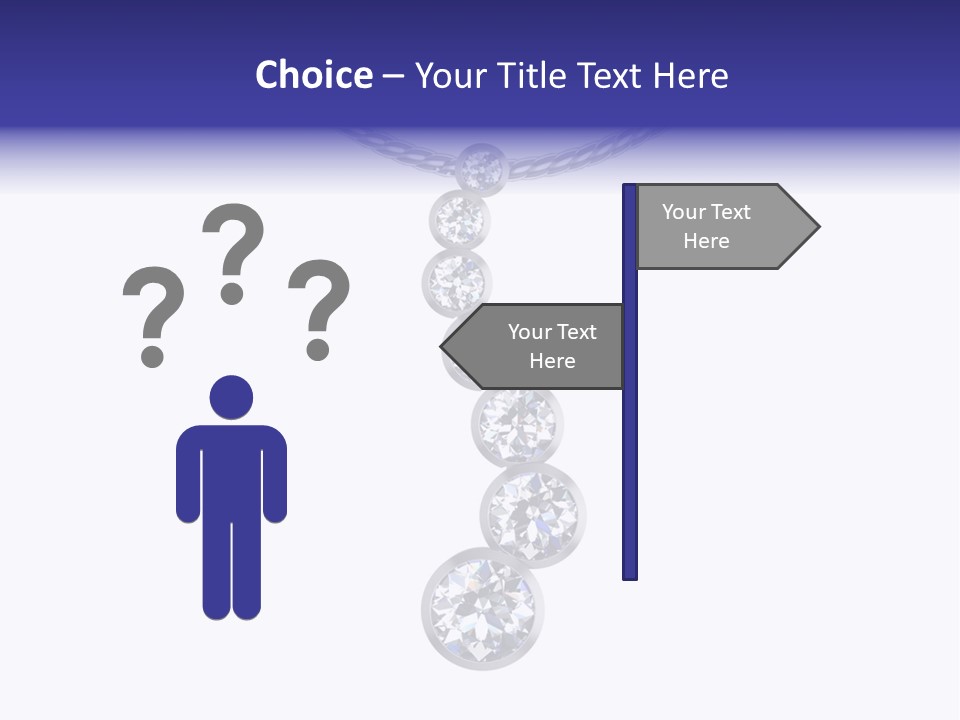 Bead Neck Stone PowerPoint Template