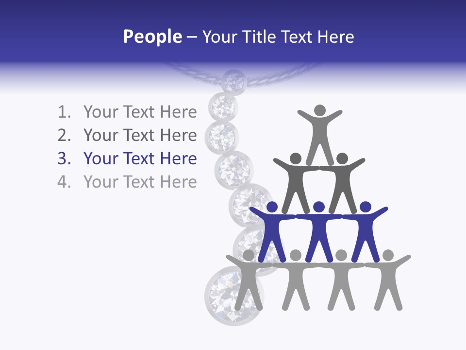 Bead Neck Stone PowerPoint Template