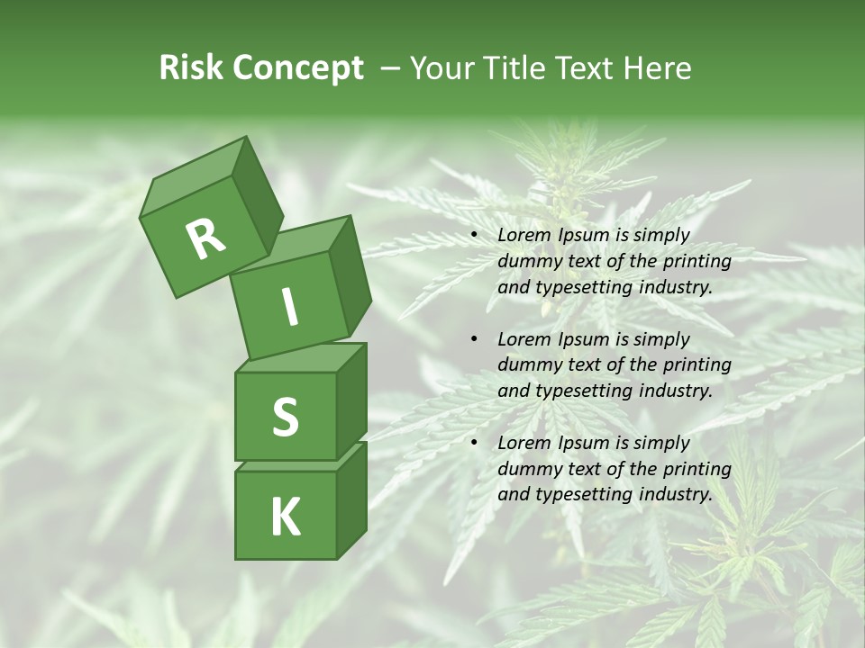 A Plant With Green Leaves Is Shown In This Powerpoint Presentation PowerPoint Template