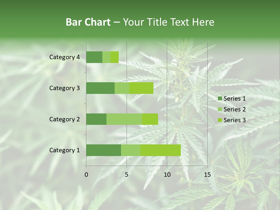 A Plant With Green Leaves Is Shown In This Powerpoint Presentation PowerPoint Template