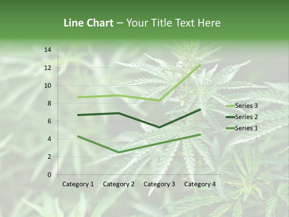 A Plant With Green Leaves Is Shown In This Powerpoint Presentation PowerPoint Template