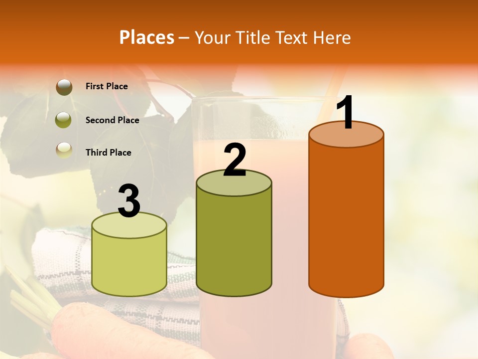 Orange Organic Root PowerPoint Template