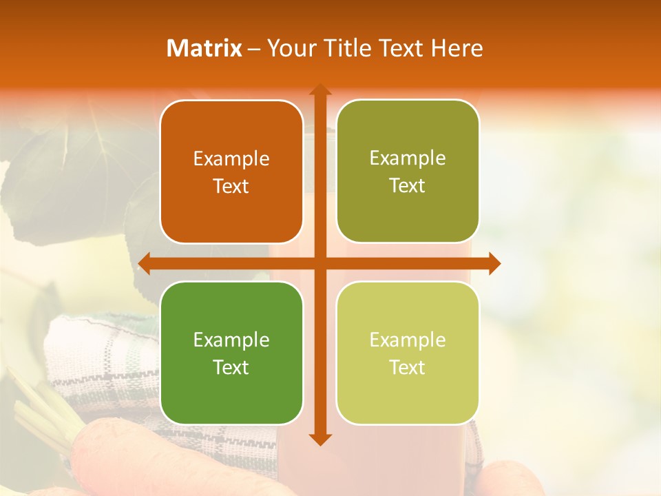 Orange Organic Root PowerPoint Template
