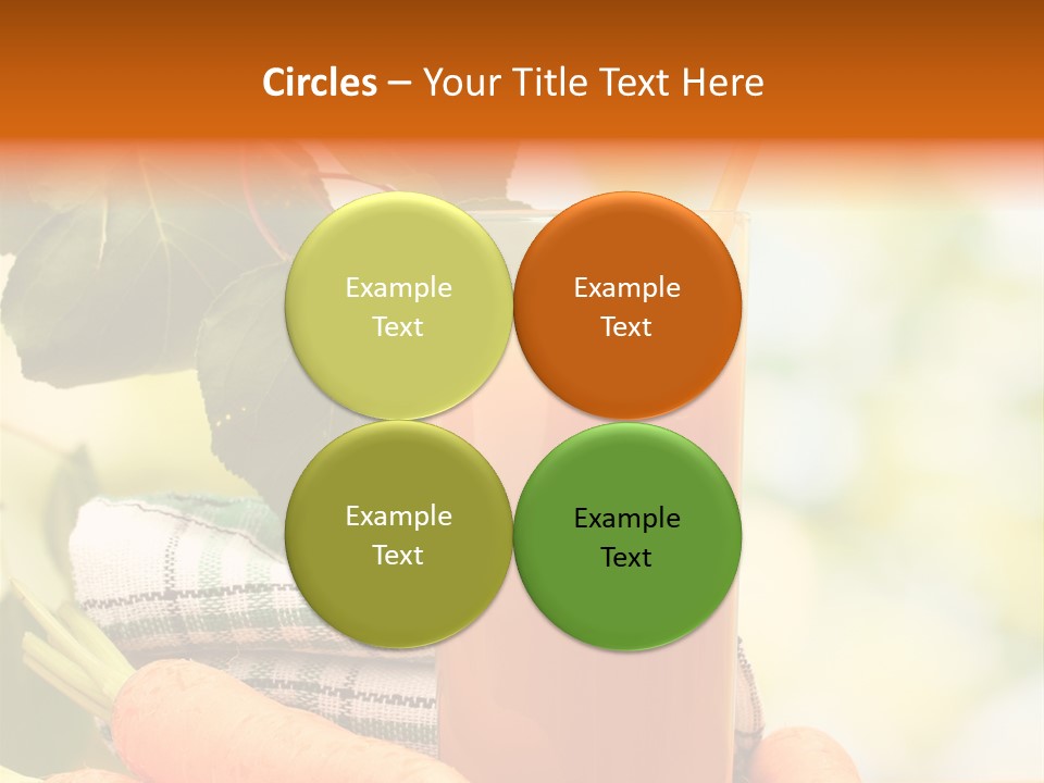 Orange Organic Root PowerPoint Template