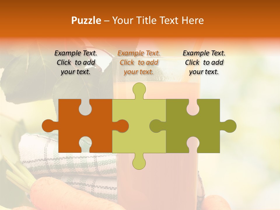 Orange Organic Root PowerPoint Template