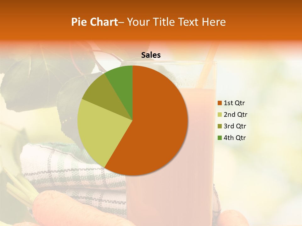 Orange Organic Root PowerPoint Template