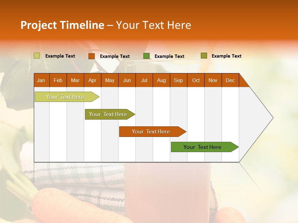 Orange Organic Root PowerPoint Template