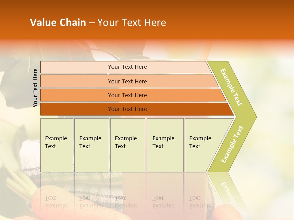 Orange Organic Root PowerPoint Template