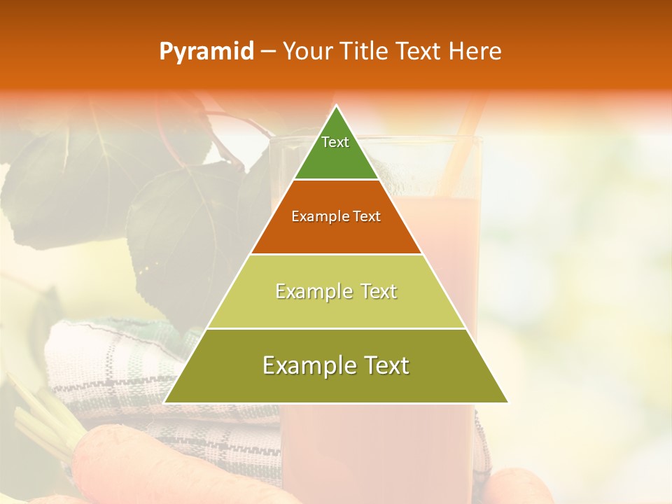 Orange Organic Root PowerPoint Template