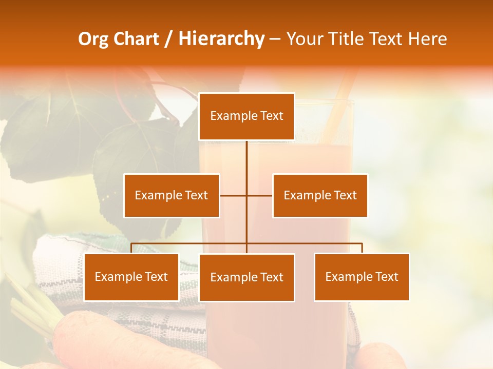 Orange Organic Root PowerPoint Template
