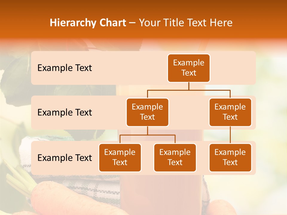 Orange Organic Root PowerPoint Template