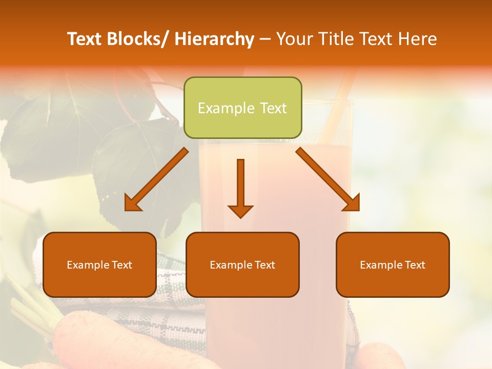 Orange Organic Root PowerPoint Template