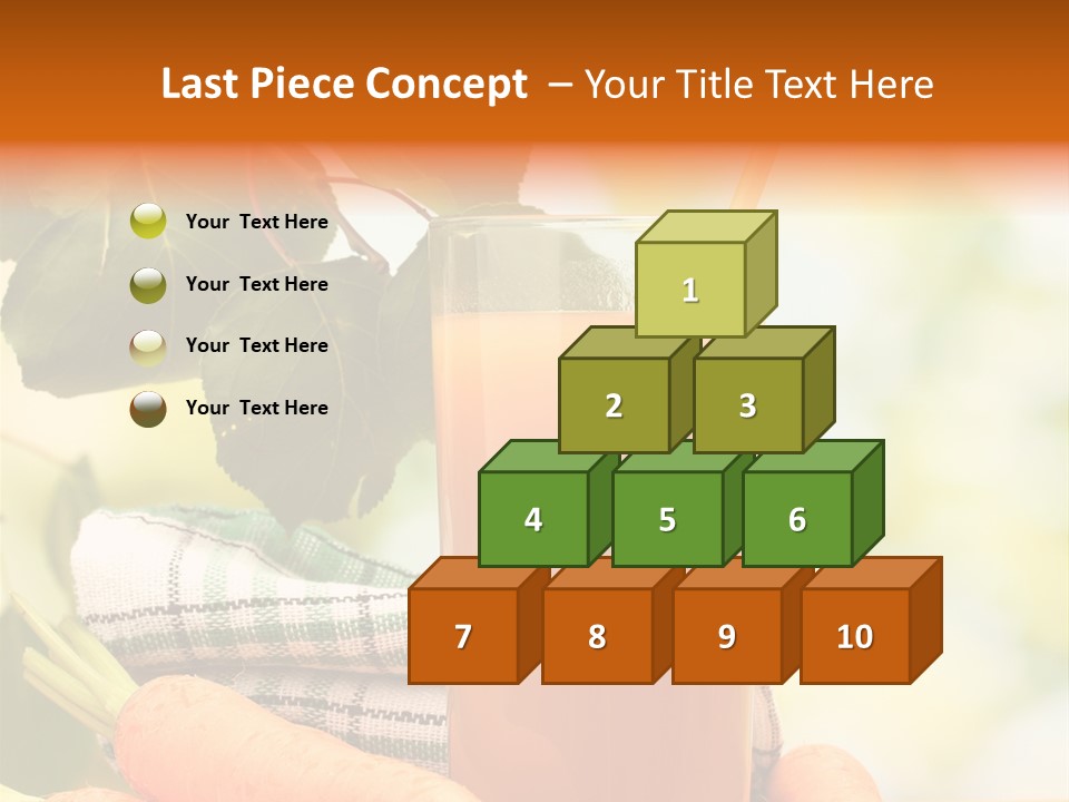 Orange Organic Root PowerPoint Template