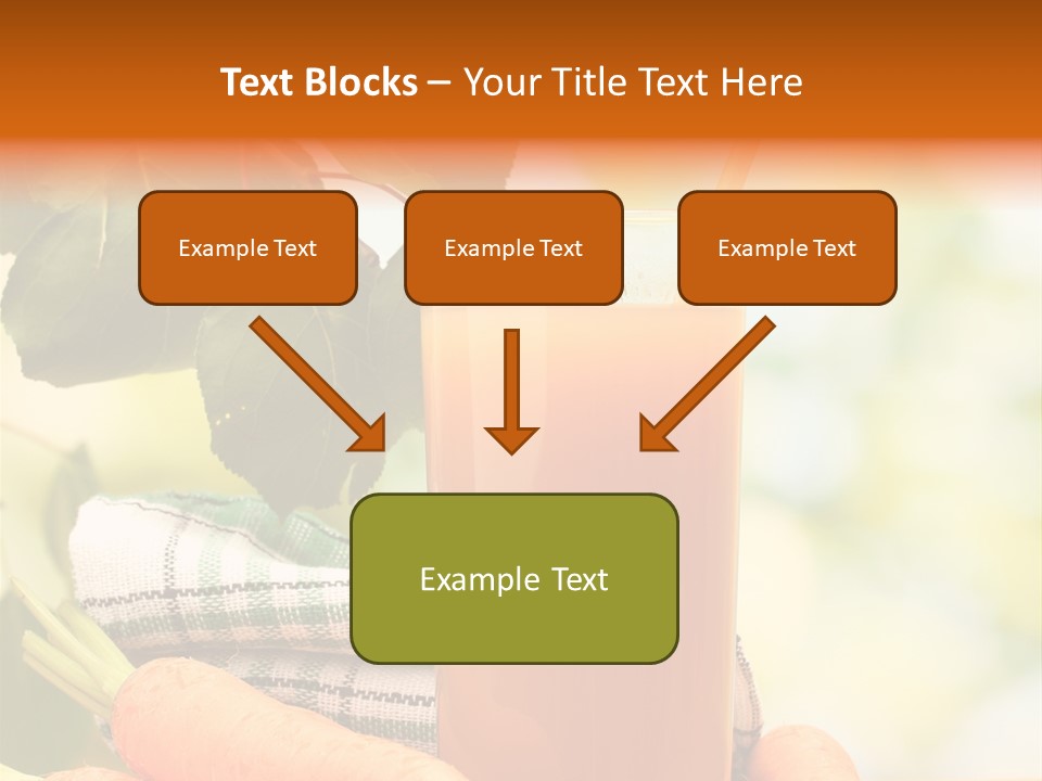 Orange Organic Root PowerPoint Template
