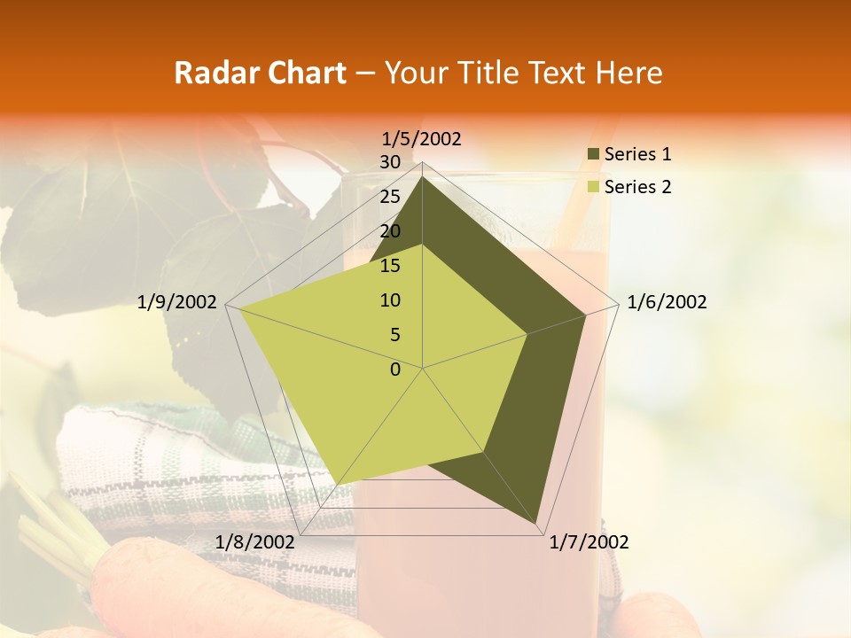 Orange Organic Root PowerPoint Template