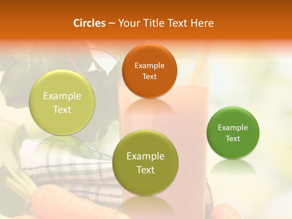 Orange Organic Root PowerPoint Template
