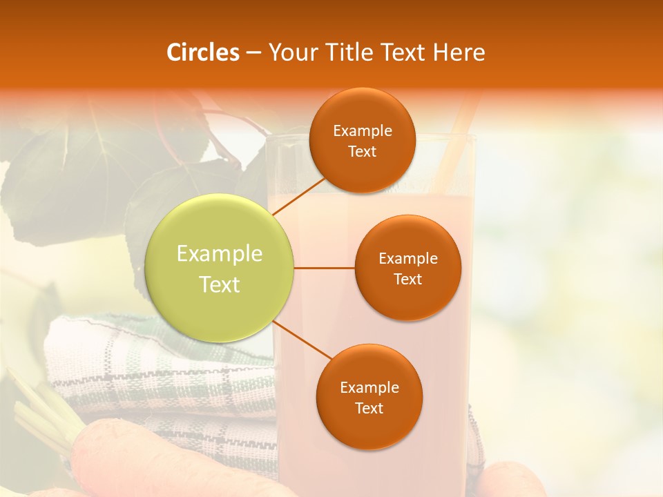 Orange Organic Root PowerPoint Template