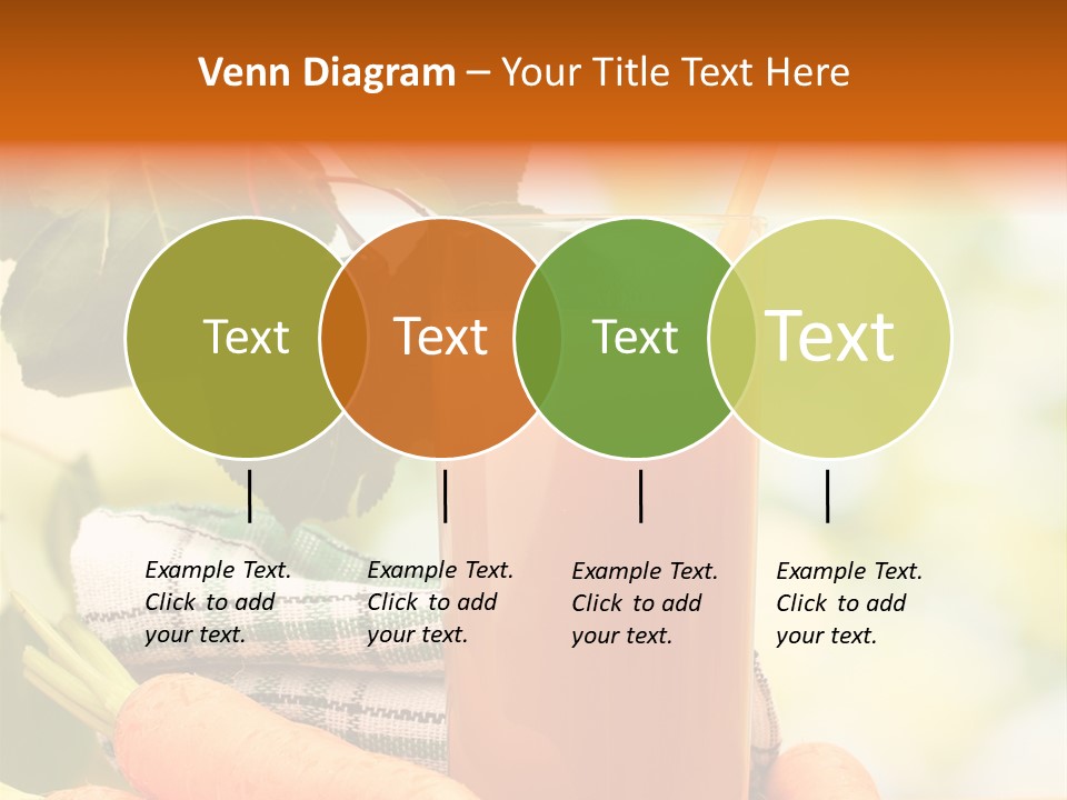Orange Organic Root PowerPoint Template