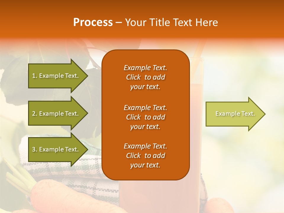 Orange Organic Root PowerPoint Template