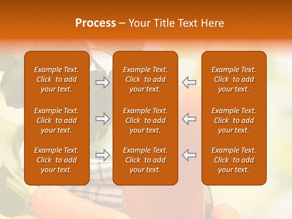 Orange Organic Root PowerPoint Template
