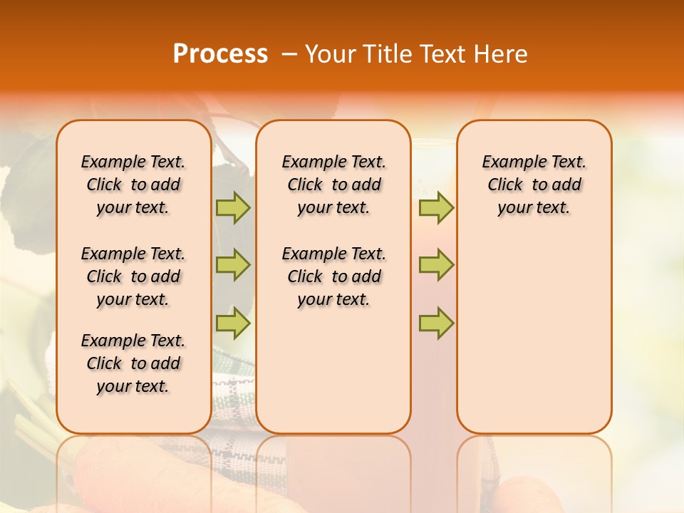 Orange Organic Root PowerPoint Template