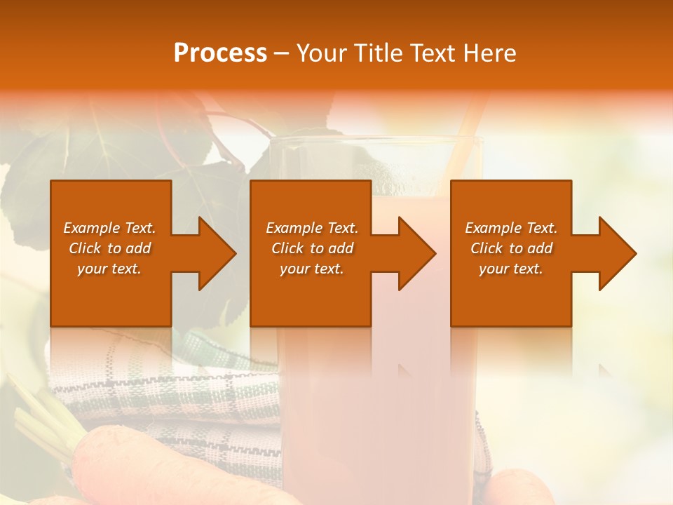 Orange Organic Root PowerPoint Template