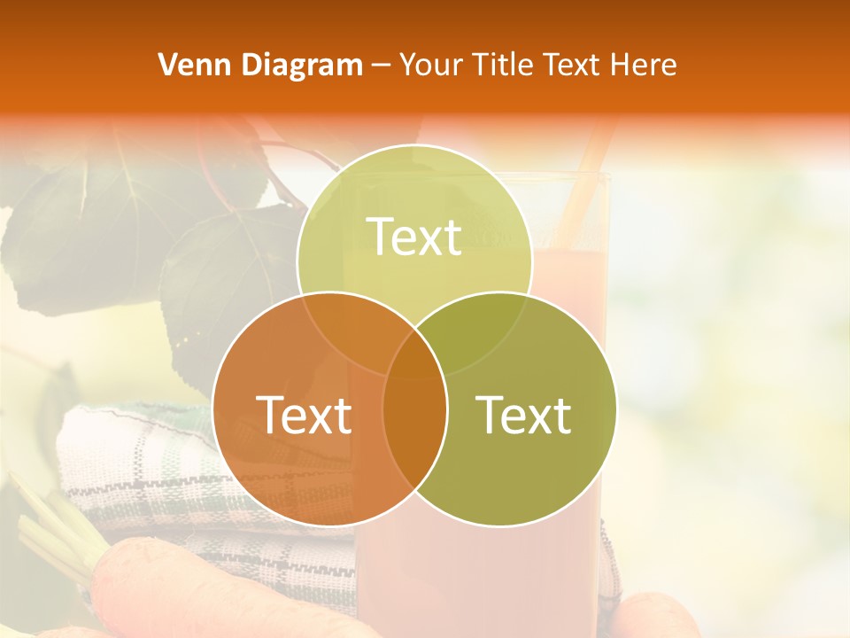 Orange Organic Root PowerPoint Template