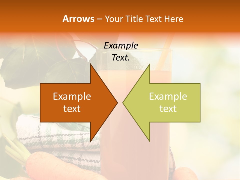 Orange Organic Root PowerPoint Template