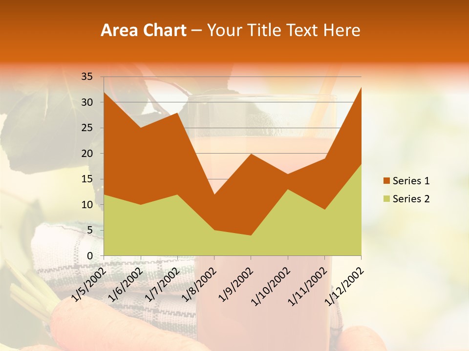 Orange Organic Root PowerPoint Template