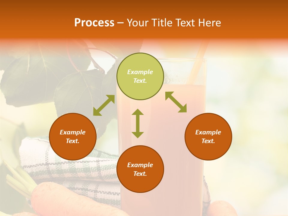 Orange Organic Root PowerPoint Template