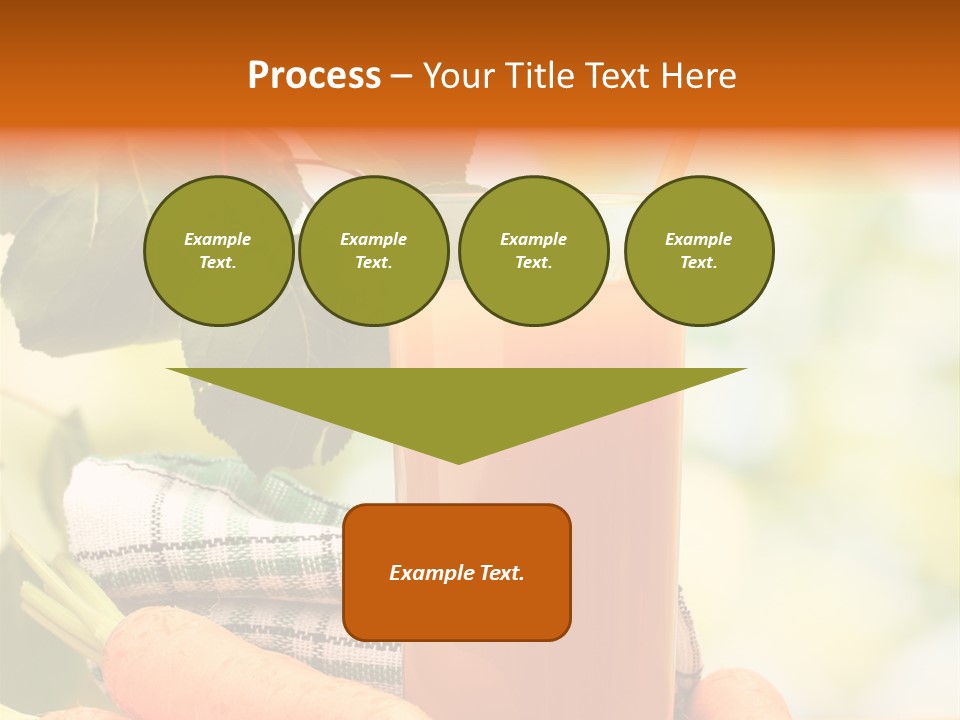 Orange Organic Root PowerPoint Template
