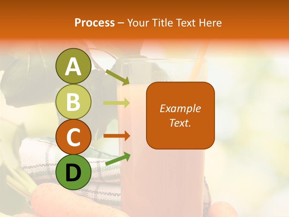 Orange Organic Root PowerPoint Template