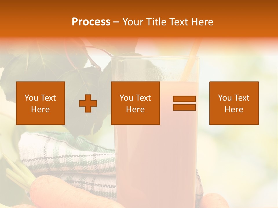 Orange Organic Root PowerPoint Template