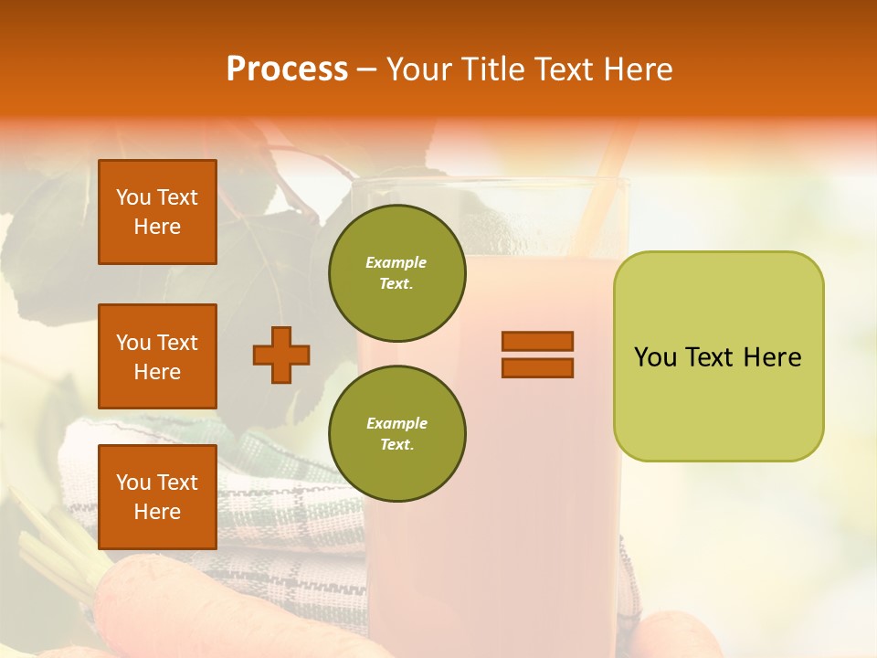 Orange Organic Root PowerPoint Template
